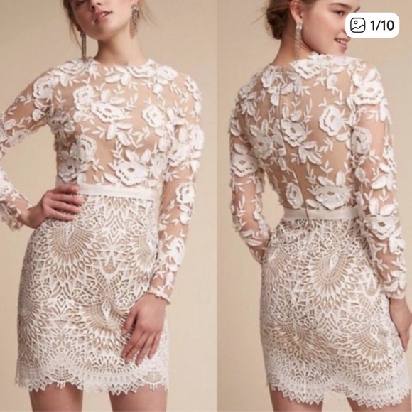 Monique Lhuillier Dresses & Skirts - 🔥 FLASH SALE Monique Lhullier BHLDN Cocktails Dress - NWOT - Wedding Bridal